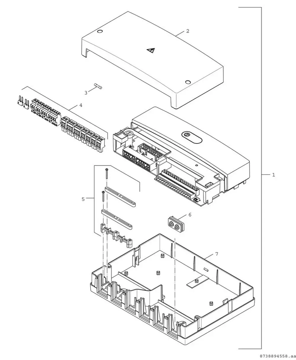 BOSCH-Wohnungslueftungsgeraet-V5001-C-260E-mit-Enthalpiewaermetauscher-260m3-h-7738113402 gallery number 2